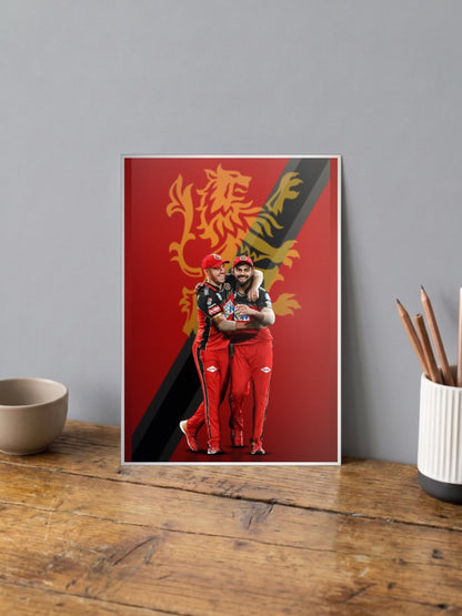 RCB VIRAT & ABD Poster