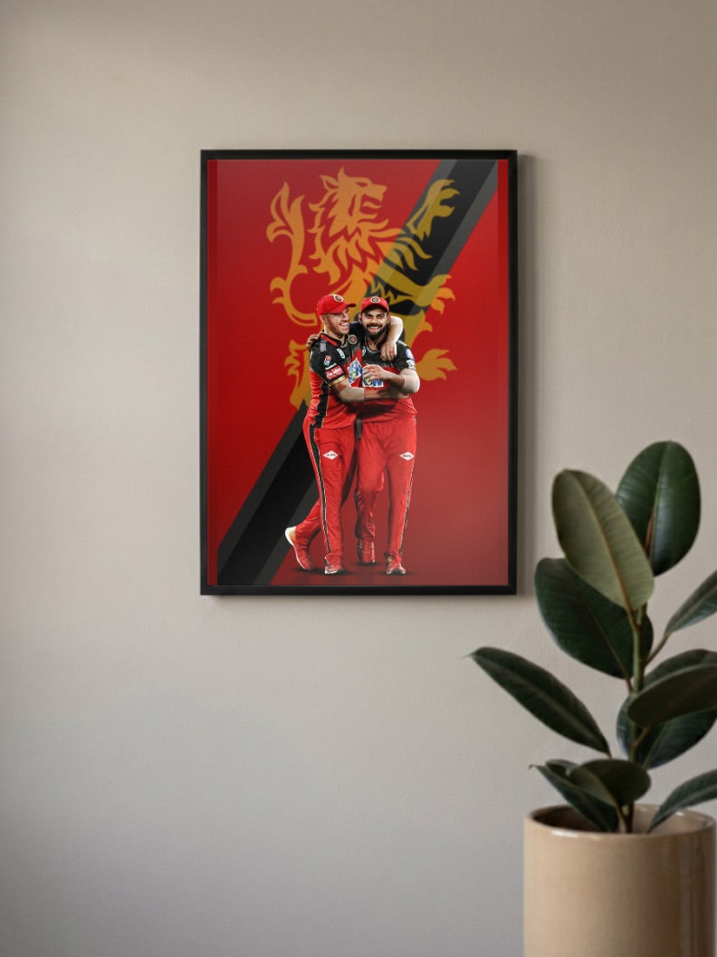 RCB VIRAT & ABD Poster