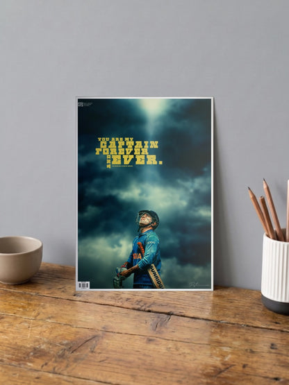 M S Dhoni Quotes Poster