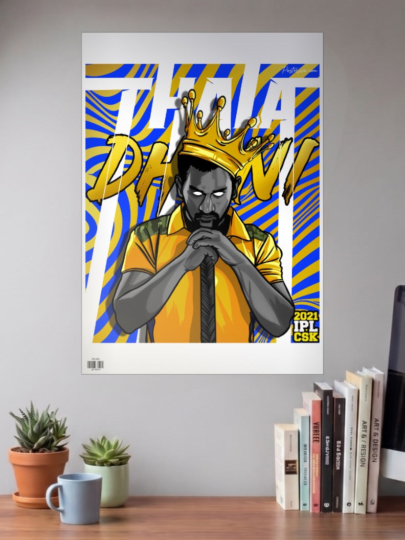 Thala Dhoni Poster