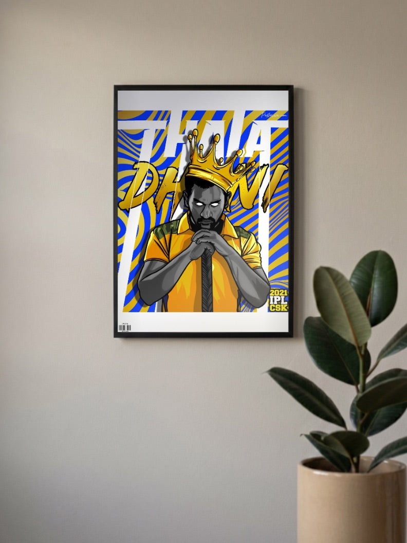 Thala Dhoni Poster
