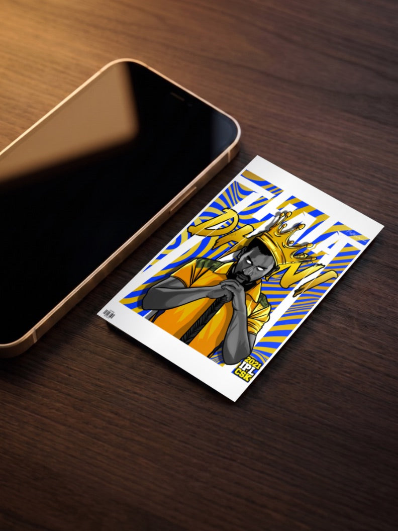 Thala Dhoni Poster