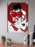 Ippo Determined Boxing Pose Anime Poster