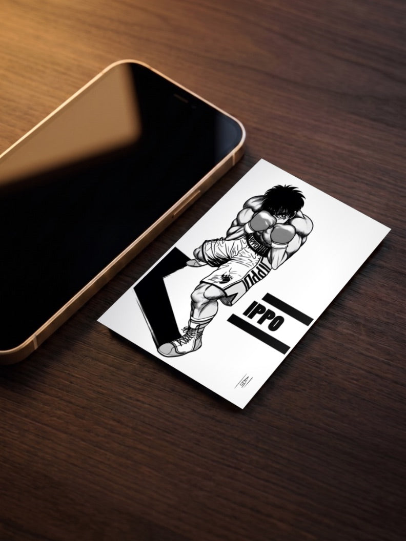 Ippo Full Body Stance Anime Poster