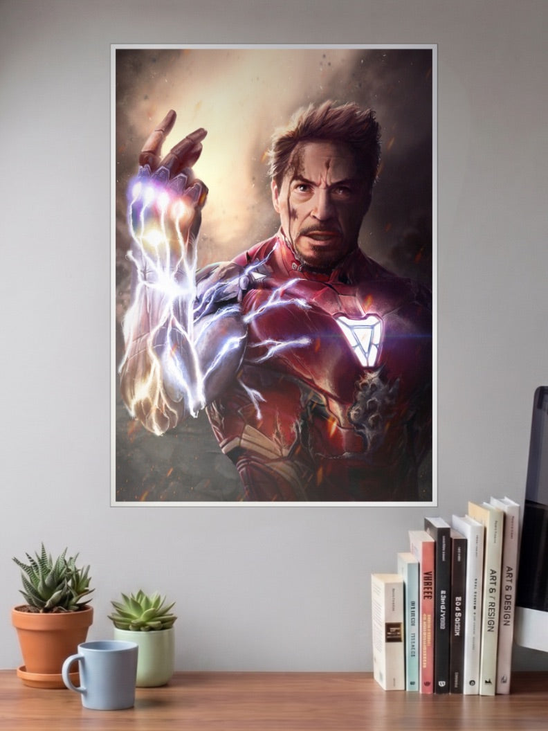 The Snap - Iron Man Poster