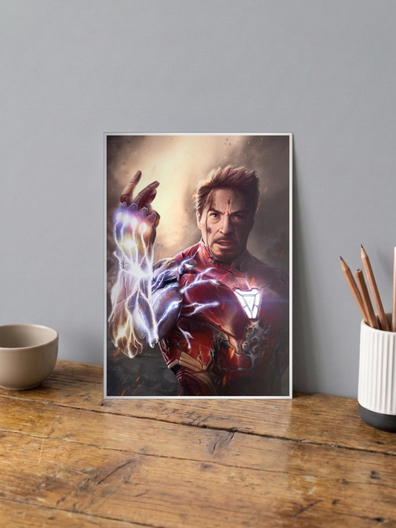The Snap - Iron Man Poster