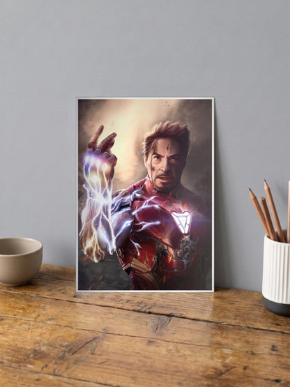 The Snap - Iron Man Poster