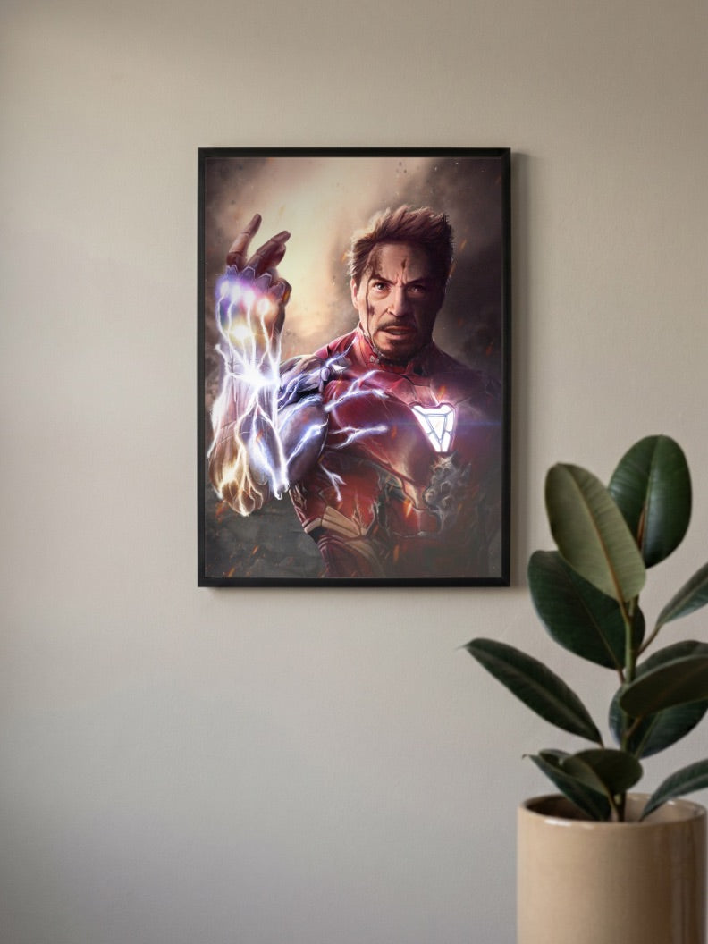The Snap - Iron Man Poster