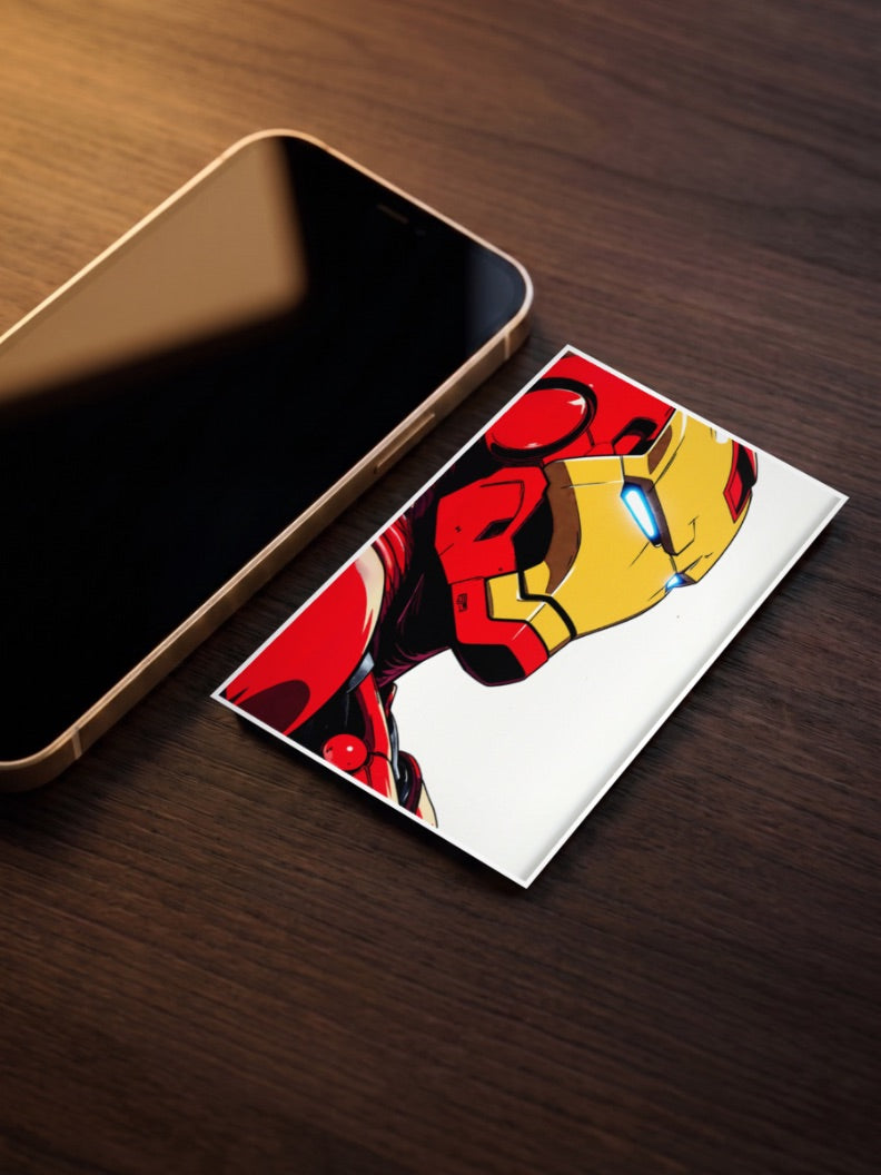 Iron Man Comic Helmet Marvel Poster