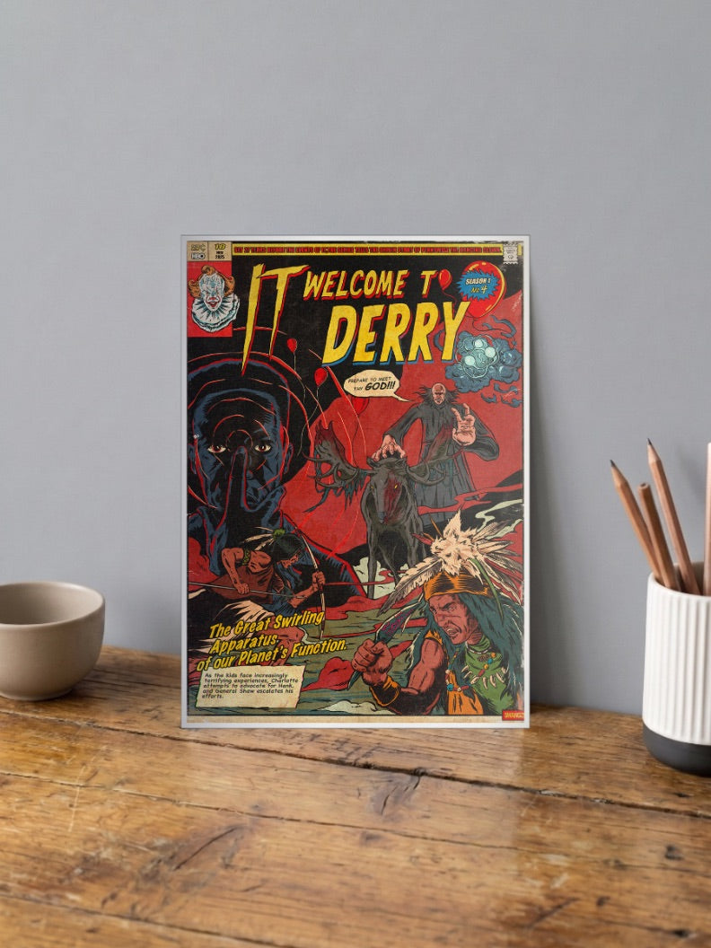 Welcome To Derry Cover Horror Movie Poster
