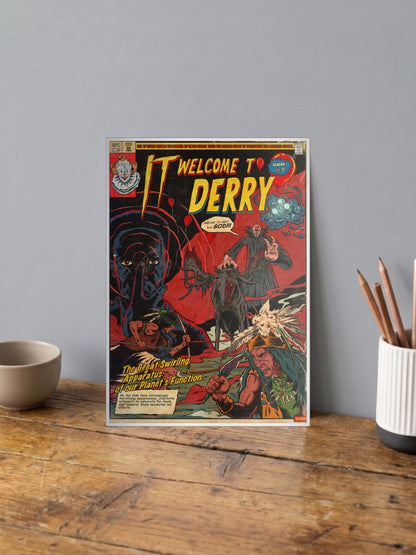 Welcome To Derry Cover Horror Movie Poster