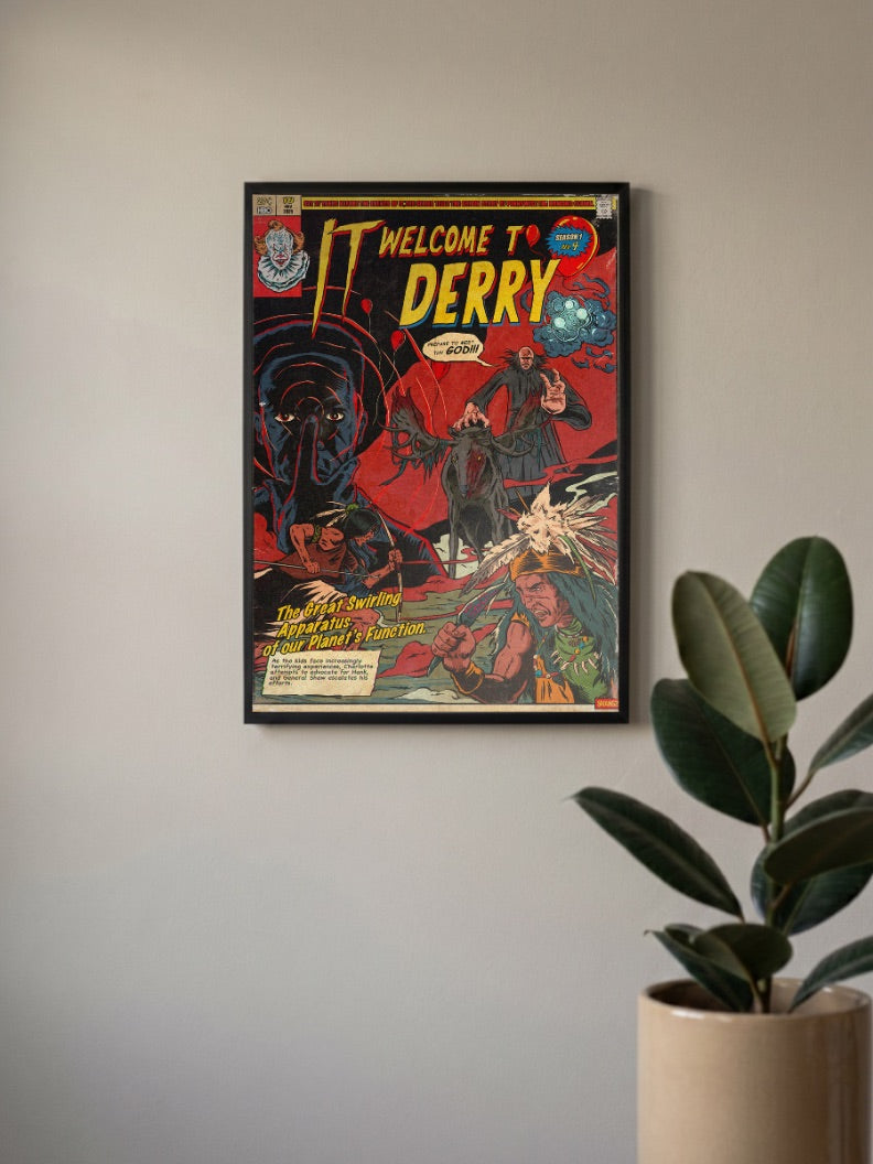 Welcome To Derry Cover Horror Movie Poster