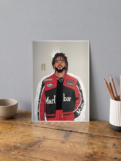 J Cole Poster