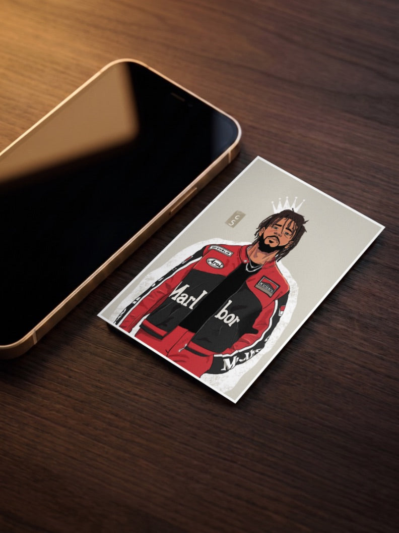 J Cole Poster