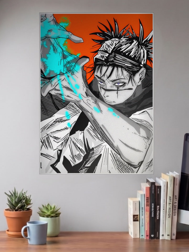 Jujutsu Kaisen Cursed Energy Panel Anime Poster