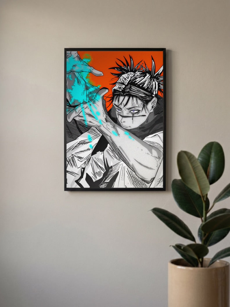 Jujutsu Kaisen Cursed Energy Panel Anime Poster