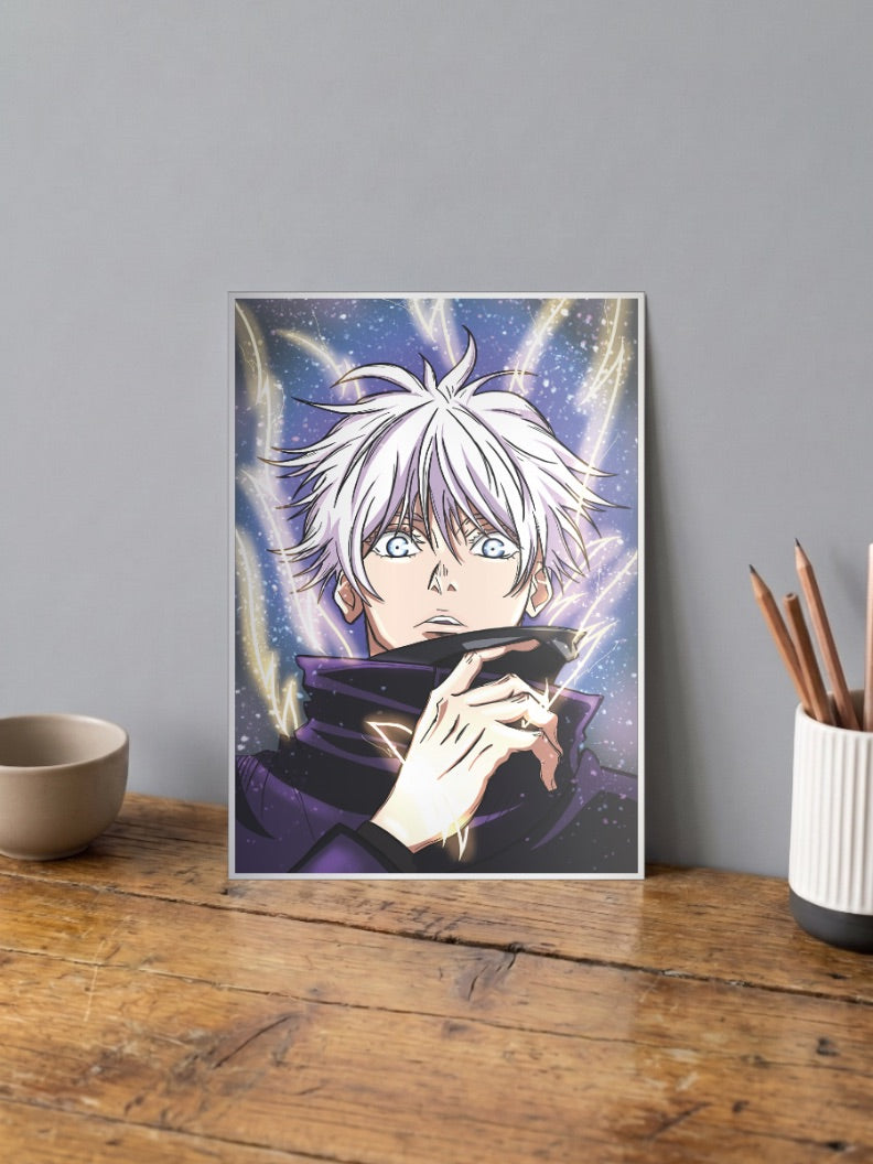 Satoru Domain Expansion Poster