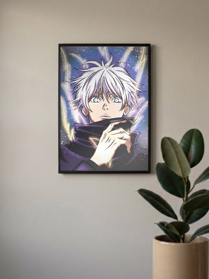 Satoru Domain Expansion Poster