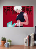 Gojo Jujutsu Kaisen Anime Poster