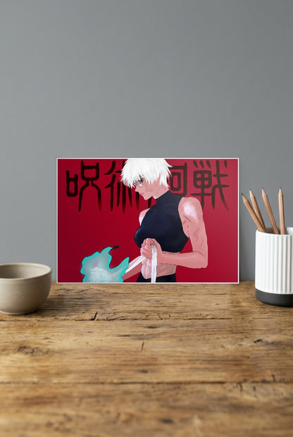 Gojo Jujutsu Kaisen Anime Poster