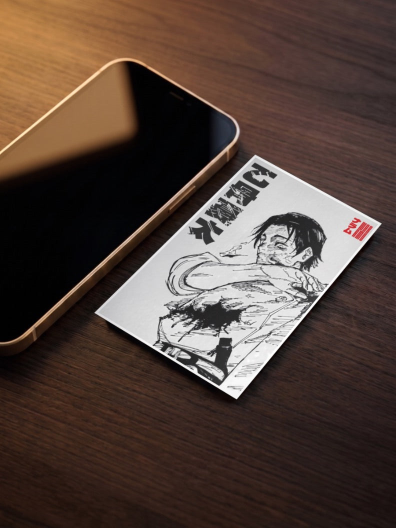 Choso Ink Sketch Portrait Anime Poster