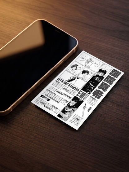 Toji Fushiguro Bio Page Anime Poster