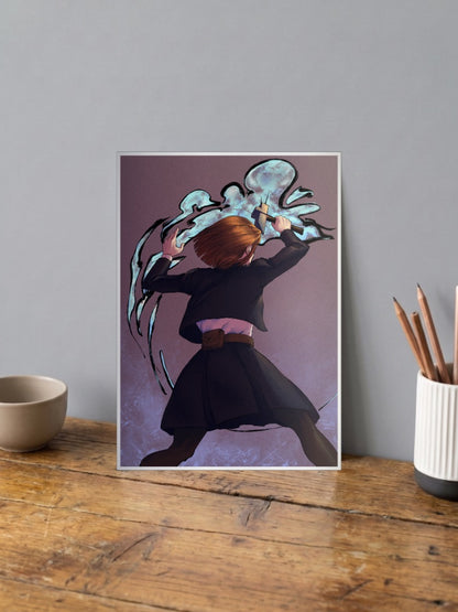Nobara Kugisaki Nail Technique Anime Poster