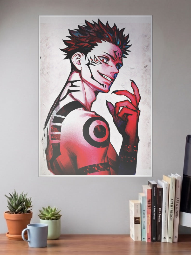 Yuji Itadori Sukuna Poster