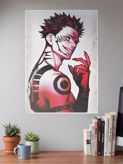 Yuji Itadori Sukuna Poster