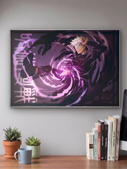 Gojo Saturo Six Eyes Poster