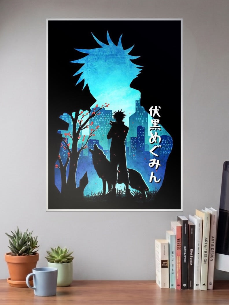 Gojo shadow poster