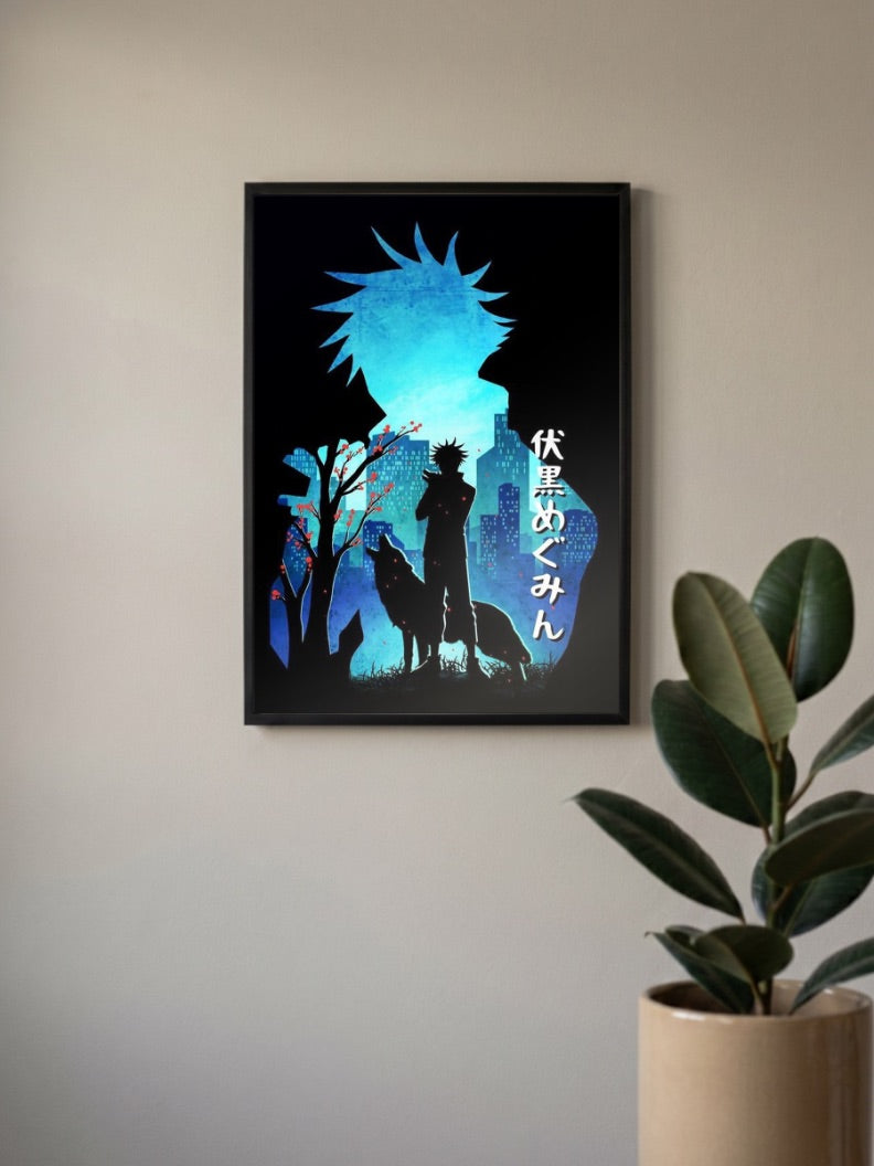 Gojo shadow poster