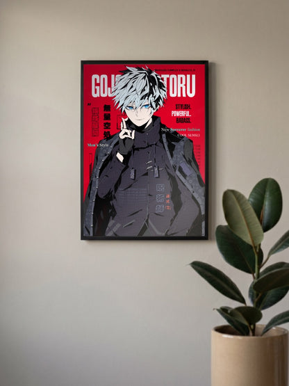 Gojo Saturo Cover Poster