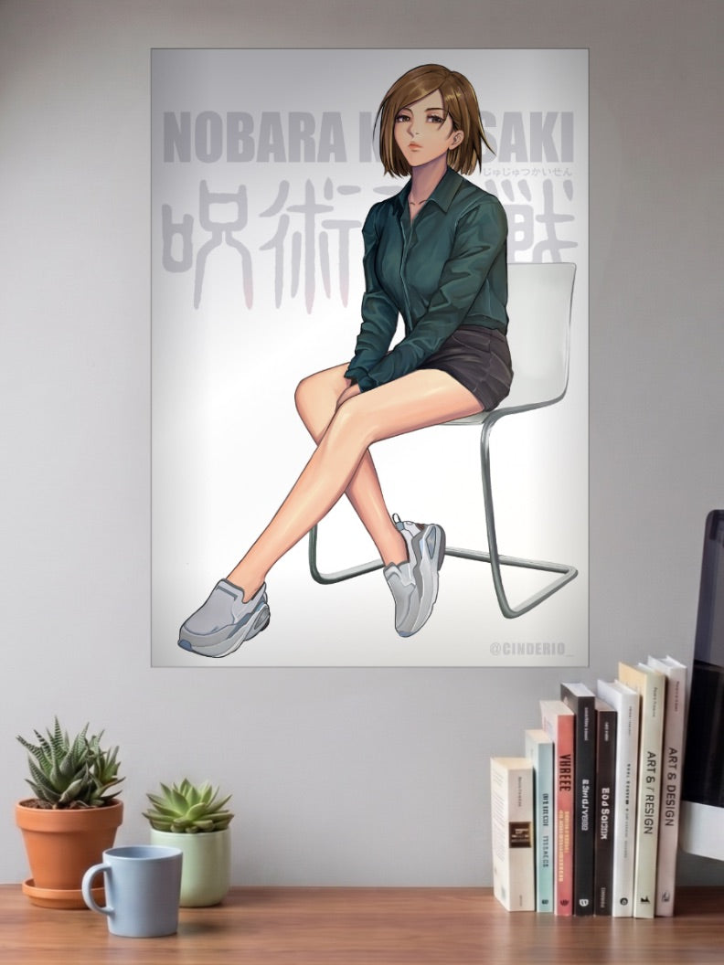 Nobara Kugisaki Casual Style Anime Poster