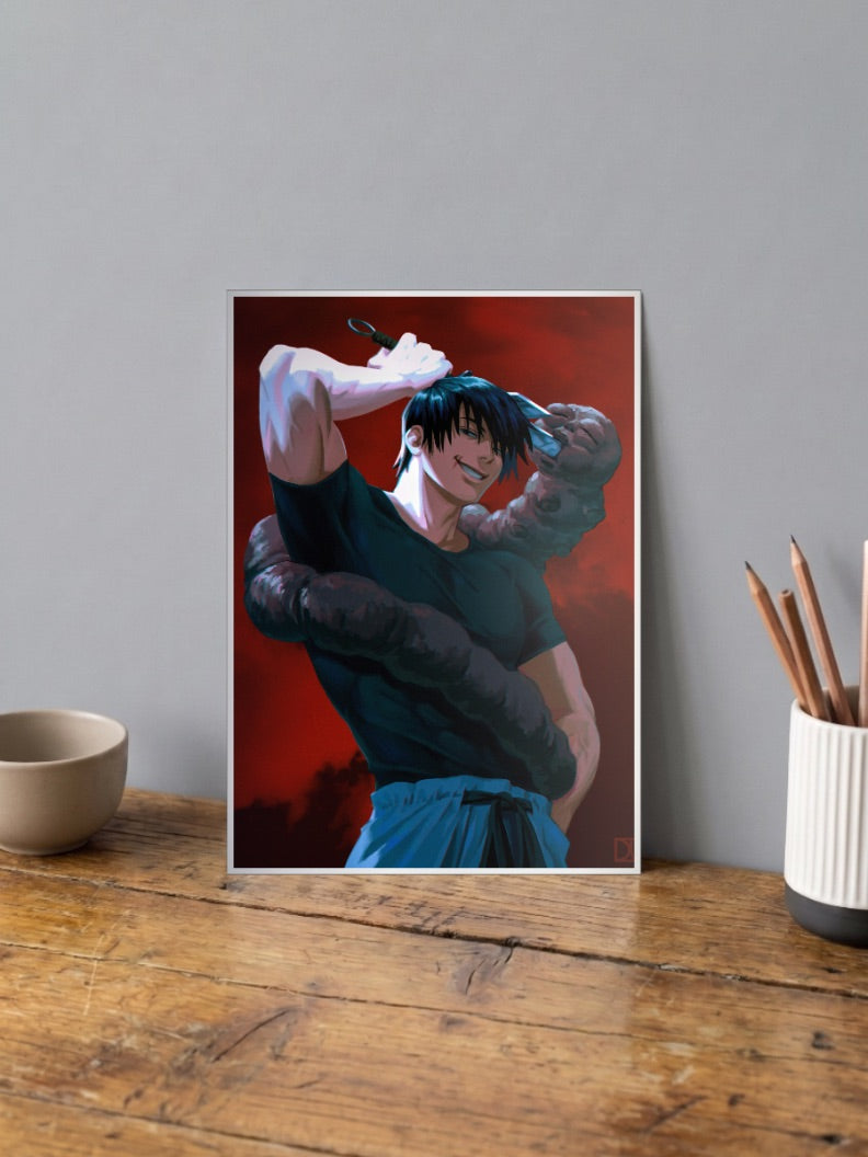 Toji Fushiguro Anime Poster