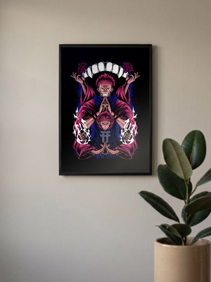 Itadori X Sukuna | The Vessel and the King | Anime Poster
