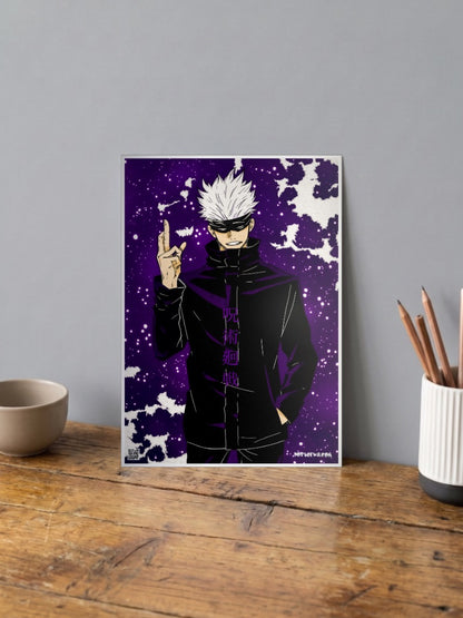 The Strongest Jujutsu Sorcerer Satoru Gojo | JJK | Anime Poster