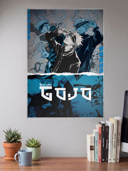 Young Gojo And Geto Trio Anime Poster
