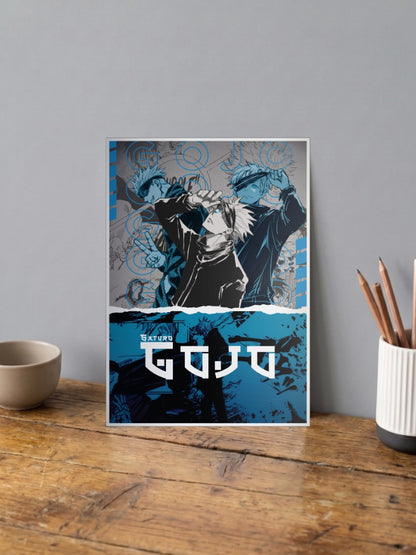 Young Gojo And Geto Trio Anime Poster