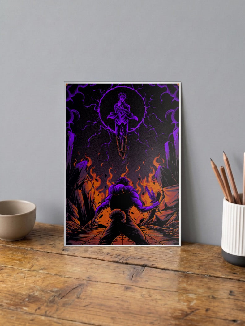 Gojo vs Toji Poster