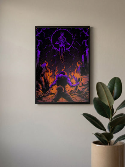 Gojo vs Toji Poster