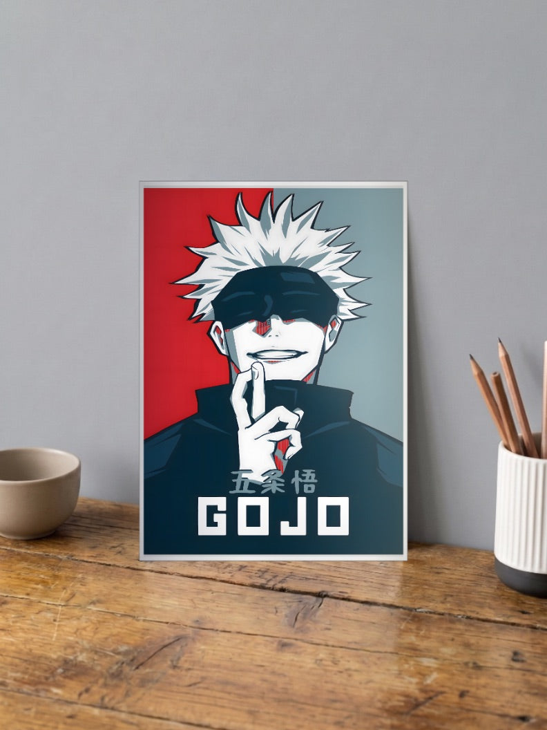 Gojo Satoru Propaganda Poster Anime Poster