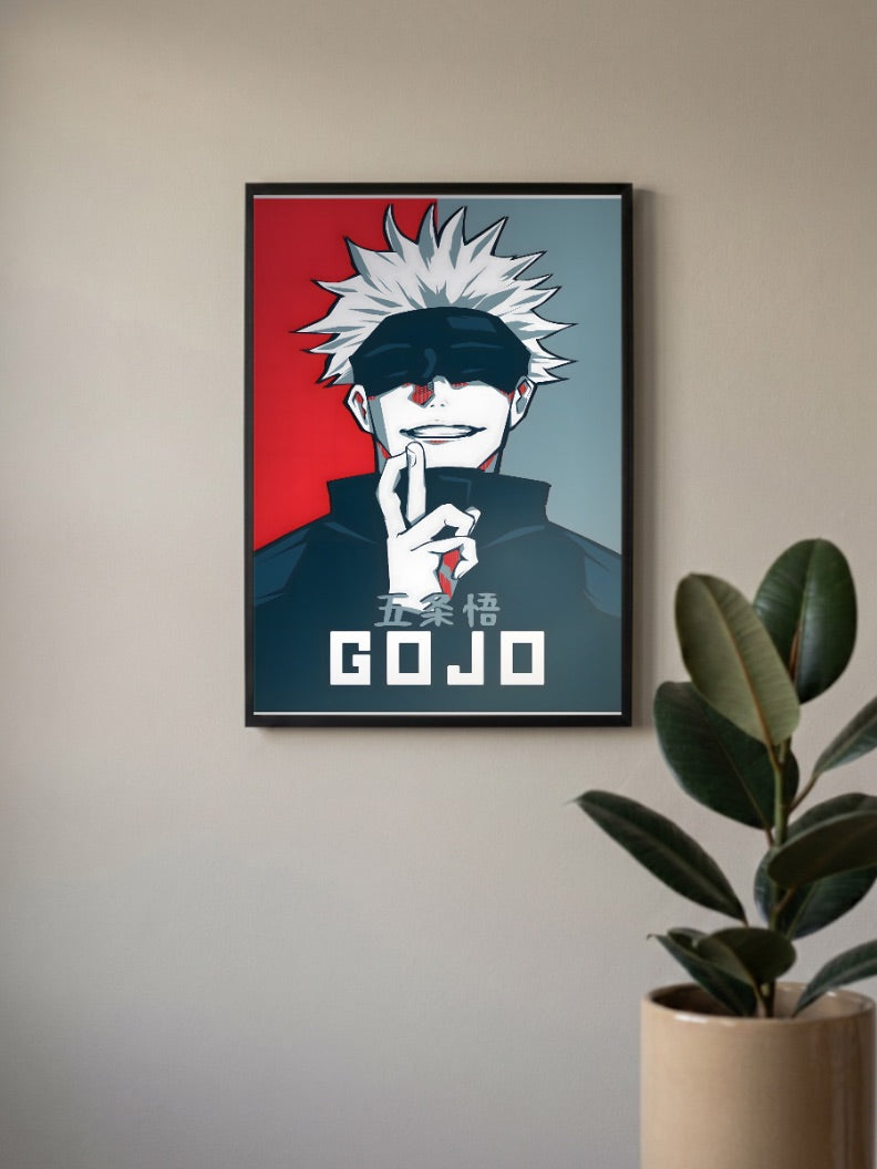 Gojo Satoru Propaganda Poster Anime Poster