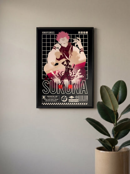 Sukuna King Of Curses Anime Poster