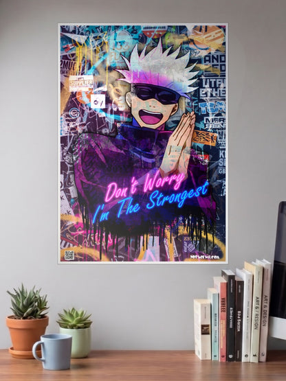 Iconic Gojo dialogue Poster