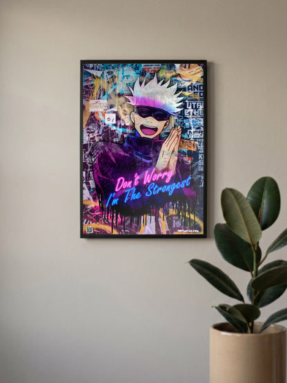 Iconic Gojo dialogue Poster