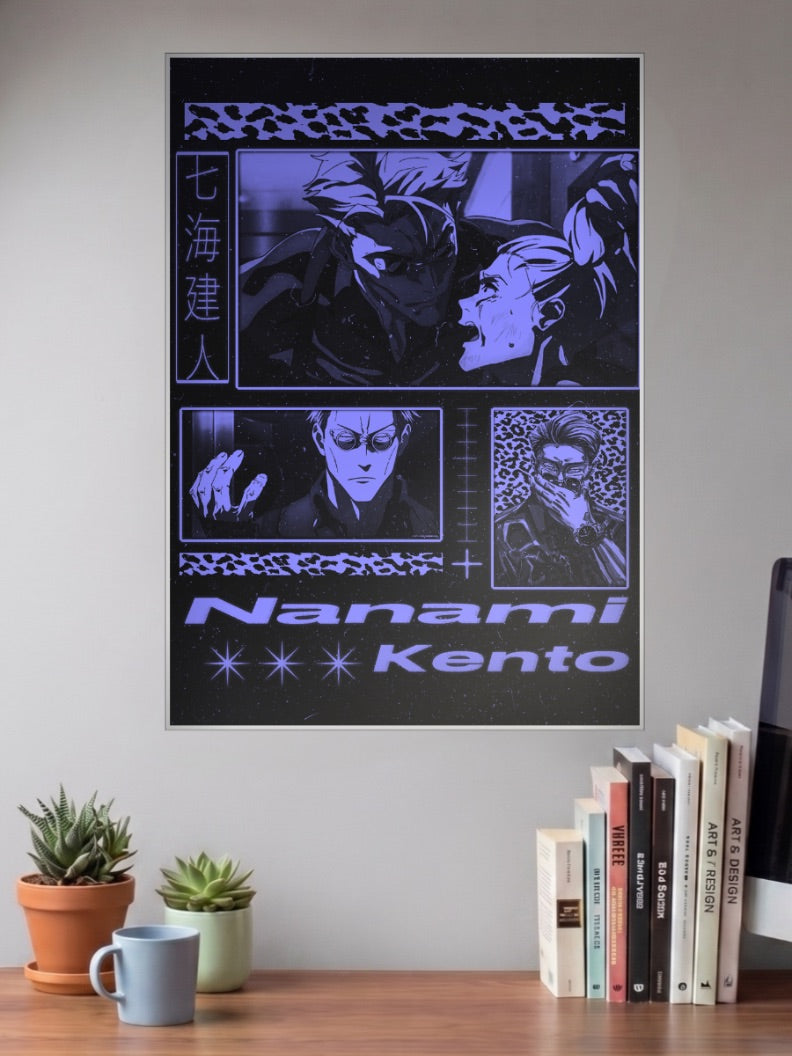Nanami Kento Aesthetic Collage Anime Poster