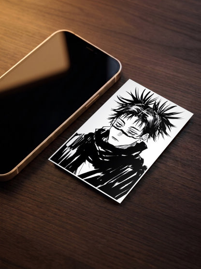 Choso Black And White Portrait Anime Poster