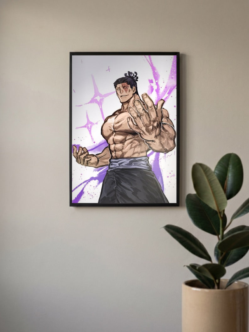 Aoi Todo Muscular Portrait Anime Poster