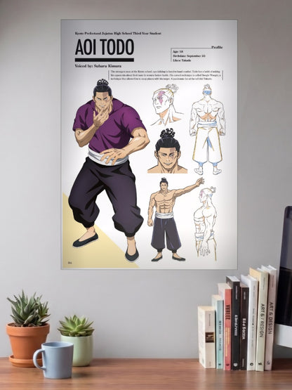 Aoi Todo Character Bio Anime Poster